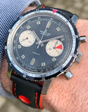 1969 Breitling Geneve Sprint Chronograph Stainless Steel Panda Dial Ref 2010