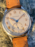 1940s Jaeger-LeCoultre Military Style Stainless steel Calatrava Calibre P469/C
