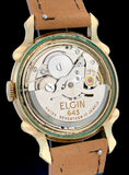 Rare 1950’s Elgin Self-Winding Shock Master Rare Baseball Diamond Dial