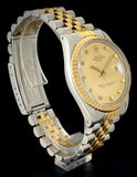 1983 Rolex Oyster Perpetual Date 2-Tone 18k Gold/Steel Rare Dial 15053