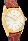 1967 Solid 18K Gold Rolex Oyster Perpetual Datejust 1601