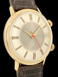1970's 14k Gold LeCoultre Memovox Speedbeat Auto Alarm Cal 916