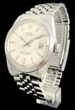 1970 Rolex Datejust Linen Sigma Dial Stainless Steel Jubilee Bracelet 1600
