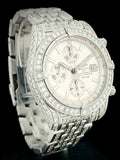 2000's Breitling Chronomat Chronograph Diamond Case & Bracelet A13356