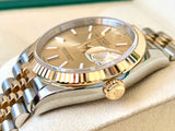 2020 Rolex OP Datejust 36 18k Gold/Steel 126233 Box & Papers