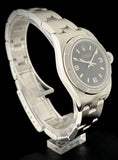 1999 Ladies Rolex Oyster Perpetual Black Dial Stainless Steel Oyster Bracelet 76030