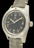 1960s Wittnauer Geneve Skin Diver Stainless Steel Model Ref 4000