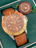 1972 Rolex GMT Master 18k/Steel Root Beer 1675 Box & Booklets