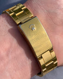 1981 Rolex Oyster Perpetual Date Blue Shantung Dial Gold/Steel Case 1550