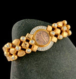 1930s Art Deco Jaeger-LeCoultre 18k Rose Diamond Haute Horology/Jewelry