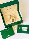 2020 Rolex OP Datejust 36 18k Gold/Steel 126233 Box & Papers