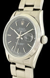 1997 Rolex OP Datejust Black Dial S.Steel Case Oyster Bracelet Ref. 16200