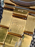 1981 Rolex Oyster Perpetual Date Blue Shantung Dial Gold/Steel Case 1550