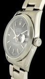 1997 Rolex OP Datejust Black Dial S.Steel Case Oyster Bracelet Ref. 16200