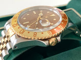 1972 Rolex GMT Master 18k/Steel Root Beer 1675 Box & Booklets