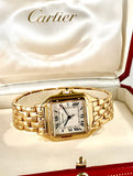 1990's Cartier Panthere Solid 18k Gold Large 27mm Ref. 887968 W/Box