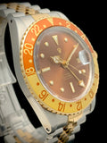 1972 Rolex GMT Master 18k/Steel Root Beer 1675 Box & Booklets