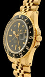 1978 Rolex GMT Master Solid 18K Gold Black Nipple Dial 1675/8