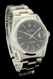1997 Rolex OP Datejust Black Dial S.Steel Case Oyster Bracelet Ref. 16200