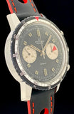 1969 Breitling Geneve Sprint Chronograph Stainless Steel Panda Dial Ref 2010