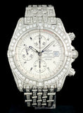 2000's Breitling Chronomat Chronograph Diamond Case & Bracelet A13356