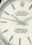 1973 Tiffany & Co Rolex Datejust Model 1603 In Stainless Steel On Jubilee