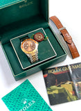 1972 Rolex GMT Master 18k/Steel Root Beer 1675 Box & Booklets