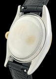 1955 Rolex "Red" Datejust Black Gilt Dial 14K Gold & Steel Bubbleback 6304