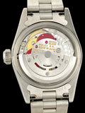 1999 Ladies Rolex Oyster Perpetual Black Dial Stainless Steel Oyster Bracelet 76030