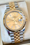 2020 Rolex OP Datejust 36 18k Gold/Steel 126233 Box & Papers