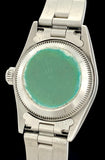 1999 Ladies Rolex Oyster Perpetual Black Dial Stainless Steel Oyster Bracelet 76030