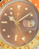 1972 Rolex GMT Master 18k/Steel Root Beer 1675 Box & Booklets