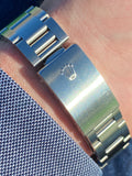 1997 Rolex OP Datejust Black Dial S.Steel Case Oyster Bracelet Ref. 16200