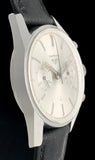 1960’s Heuer Carrera Chronograph 3647S Stainless Steel Valjoux 92