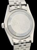 1998 Rolex OP Datejust White Roman Numeral Dial on Jubilee 16234