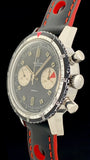 1969 Breitling Geneve Sprint Chronograph Stainless Steel Panda Dial Ref 2010