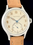 1940s Jaeger-LeCoultre Military Style Stainless steel Calatrava Calibre P469/C