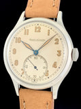 1940s Jaeger-LeCoultre Military Style Stainless steel Calatrava Calibre P469/C