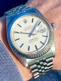 1973 Tiffany & Co Rolex Datejust Model 1603 In Stainless Steel On Jubilee