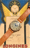 1940's Longines Lindbergh Aviators Hour-Angle Navigator Pilots Watch