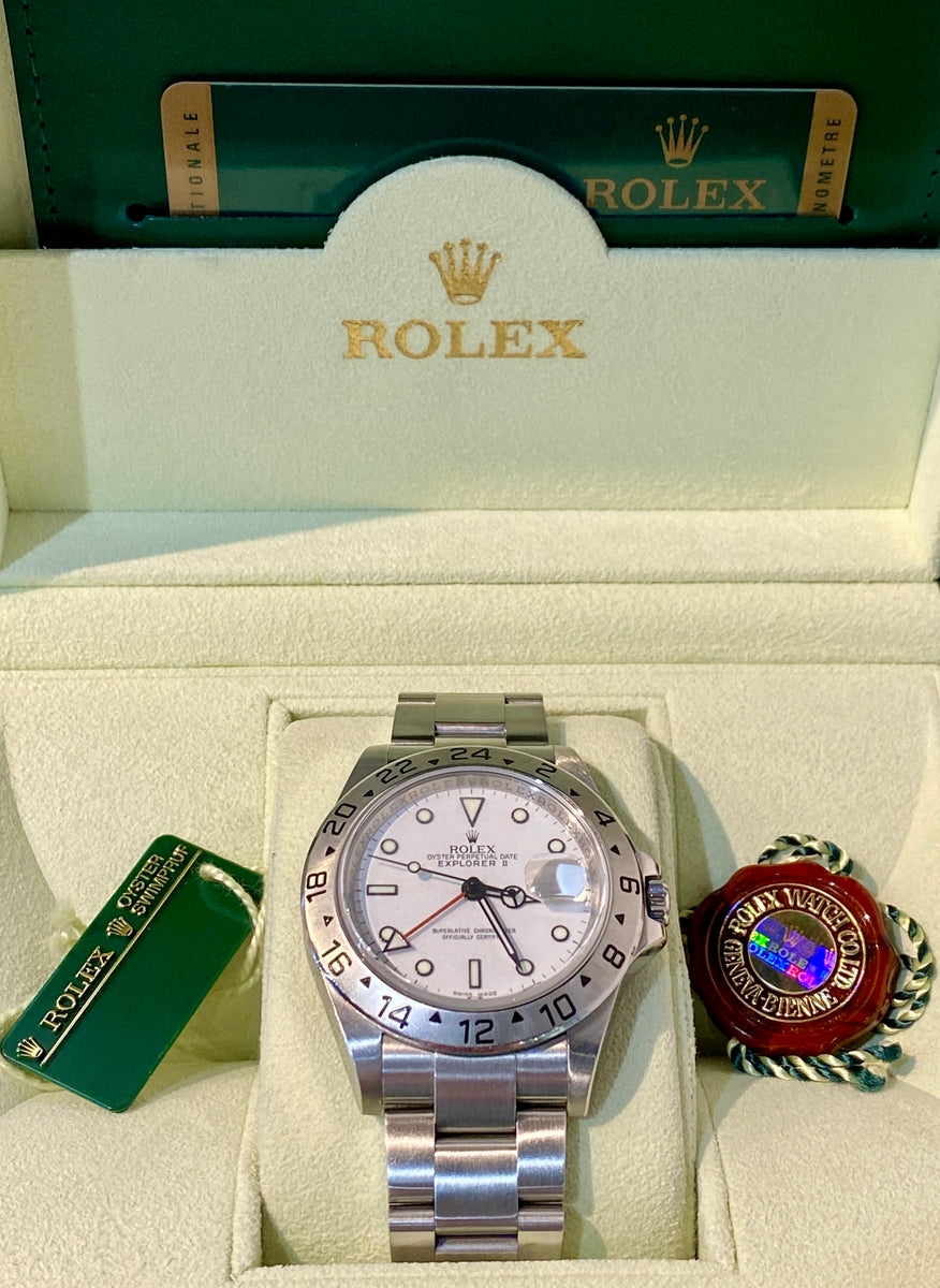 ROLEX エクスプローラーII BOX Rolex Explorer II black with box – Luxo Time Firenze