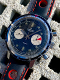 1969 Breitling Geneve Sprint Chronograph Stainless Steel Panda Dial Ref 2010