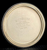 1940's Wittnauer 24 Hour Dial Black Enamel Bezel Stainless Steel 2442