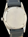 1940's Wittnauer 24 Hour Dial Black Enamel Bezel Stainless Steel 2442