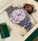 2007 Rolex Explorer II Polar White Dial 16570 Complete w/Box & Papers