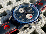 1969 Breitling Geneve Sprint Chronograph Stainless Steel Panda Dial Ref 2010