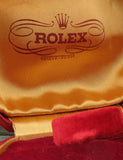 Rolex Oyster Style Vintage Red Watch Box $349