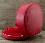 Rolex Oyster Style Vintage Red Watch Box $349