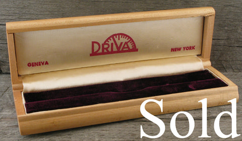 Driva Geneve/New York Vintage Watch Box  SOLD