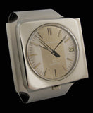 Rare Gubelin G Quartz Eames Era Cuff Watch $850